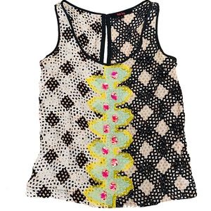 Anthropologie Rayon Shell - Fish Fry Brand - EUC - S